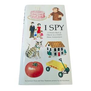 I Spy Vintage Illustration Children's Book American Heritage Press